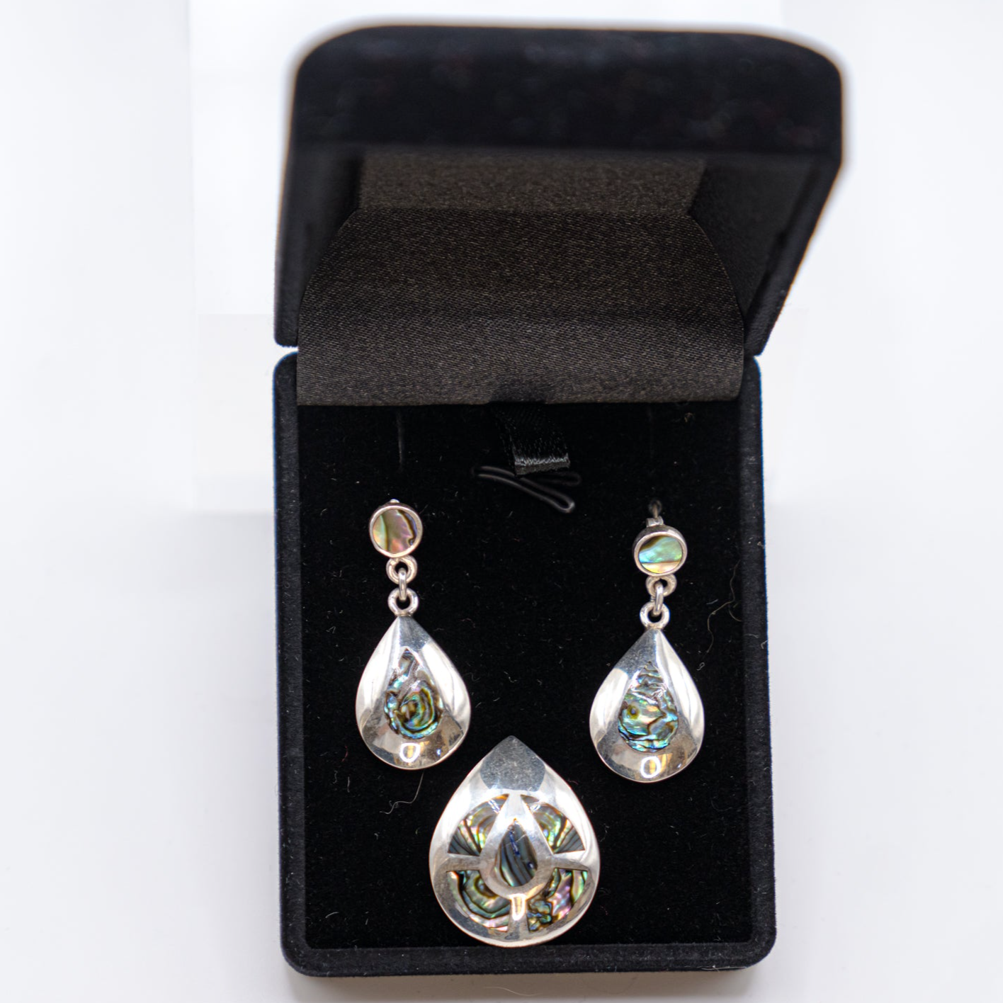 Earring & Pendant Set - Abalone