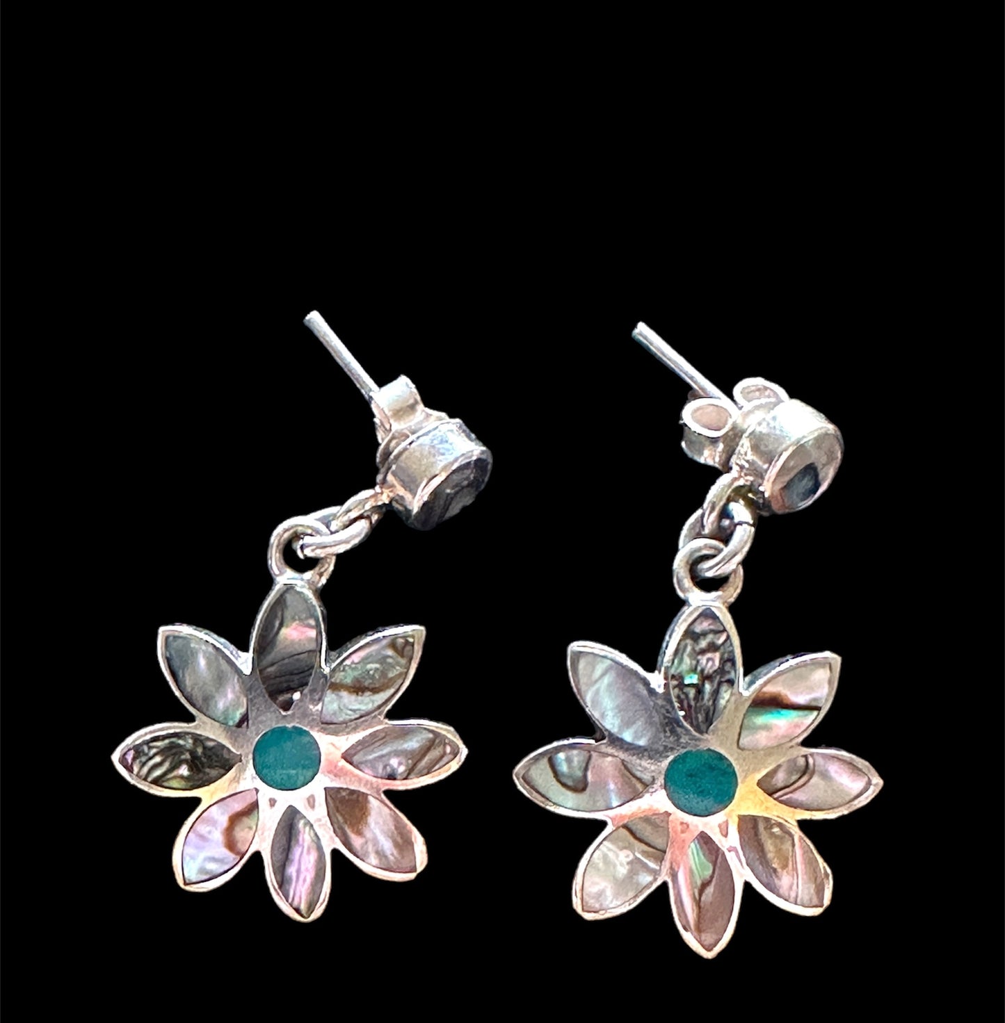 Earrings - Gemstone Inlay